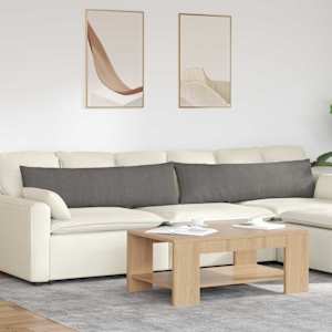 Pohovkové polštáře 2 pcs Světle šedá 145 x 40 cm - obrázek 1
