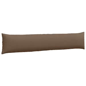 Pohovkové polštáře 2 pcs Hnědá 200 x 40 cm textil - obrázek 5