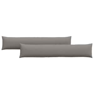 Pohovkové polštáře 2 pcs Taupe 200 x 40 cm textil - obrázek 2