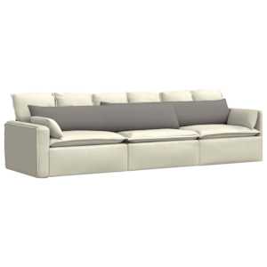 Pohovkové polštáře 2 pcs Taupe 200 x 40 cm textil - obrázek 3