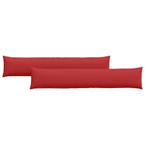 Pohovkové polštáře 2 pcs Červená 200 x 40 cm textil - obrázek 2