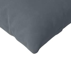 Pohovkové polštáře 2 pcs Tmavě šedá 200 x 40 cm Žebrovaná látka - obrázek 7