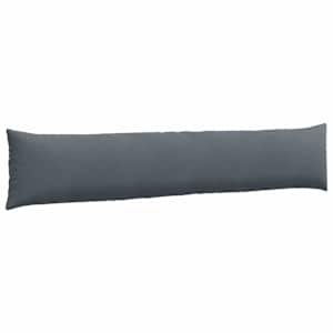 Pohovkové polštáře 2 pcs Tmavě šedá 200 x 40 cm Žebrovaná látka - obrázek 5