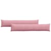 vidaXL Diivanipadjad 2 pcs Roosa 200 x 40 cm Korter kangas