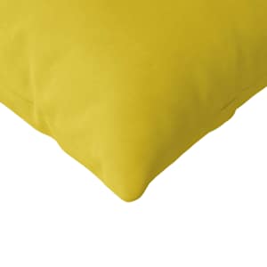 Pohovkové polštáře 2 pcs Žlutá 200 x 40 cm Žebrovaná látka - obrázek 7