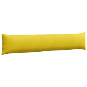 Pohovkové polštáře 2 pcs Žlutá 200 x 40 cm Žebrovaná látka - obrázek 5