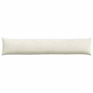 Pohovkové polštáře 2 pcs Krémová 200 x 40 cm Žebrovaná látka - obrázek 6
