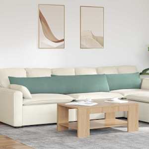 Pohovkové polštáře 2 pcs Mořská zelená 200 x 40 cm - obrázek 1