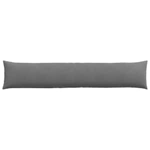 Pohovkové polštáře 2 pcs Tmavě šedá 200 x 40 cm textil - obrázek 6