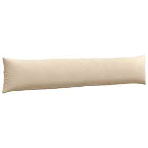 Pohovkové polštáře 2 pcs Krémová 200 x 40 cm textil - obrázek 5