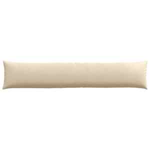 Pohovkové polštáře 2 pcs Krémová 200 x 40 cm textil - obrázek 6