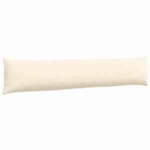 Pohovkové polštáře 2 pcs Krémová 200 x 40 cm Žebrovaná látka - obrázek 5