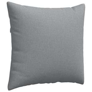 Pohovkové polštáře 2 pcs Světle šedá 45 x 45 cm textil - obrázek 5