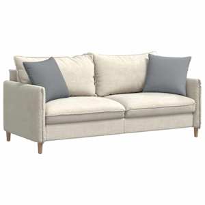 Pohovkové polštáře 2 pcs Světle šedá 45 x 45 cm textil - obrázek 3