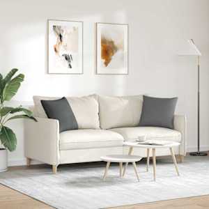 Pohovkové polštáře 2 pcs Tmavě šedá 45 x 45 cm textil - obrázek 4