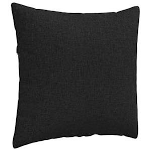 Pohovkové polštáře 2 pcs Černá 45 x 45 cm textil - obrázek 5