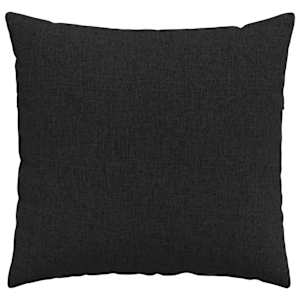 Pohovkové polštáře 2 pcs Černá 45 x 45 cm textil - obrázek 6
