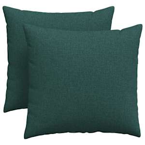 Pohovkové polštáře 2 pcs Tmavě zelená 45 x 45 cm textil - obrázek 2