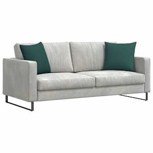 Pohovkové polštáře 2 pcs Tmavě zelená 45 x 45 cm textil - obrázek 3