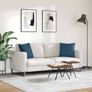 Pohovkové polštáře 2 pcs Modrá 45 x 45 cm textil - obrázek 4