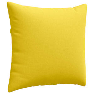 Pohovkové polštáře 2 pcs Světlá žlutá 45 x 45 cm textil - obrázek 5