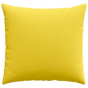 Pohovkové polštáře 2 pcs Světlá žlutá 45 x 45 cm textil - obrázek 6