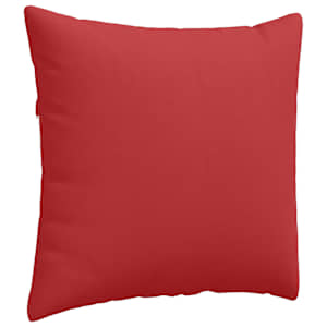 Pohovkové polštáře 2 pcs Červená 45 x 45 cm textil - obrázek 5