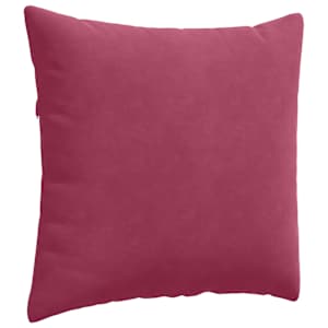 Pohovkové polštáře 2 pcs Víno Červené 45 x 45 cm - obrázek 5