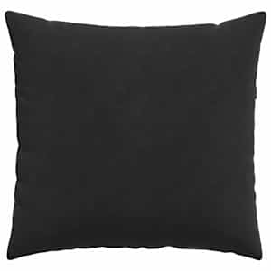 Pohovkové polštáře 2 pcs Černá 45 x 45 cm Žebrovaná látka - obrázek 6
