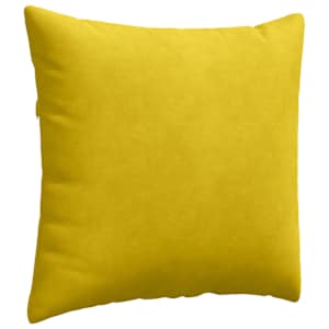 Pohovkové polštáře 2 pcs Žlutá 45 x 45 cm Žebrovaná látka - obrázek 5