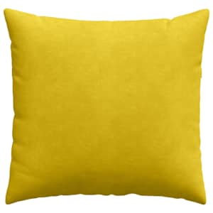 Pohovkové polštáře 2 pcs Žlutá 45 x 45 cm Žebrovaná látka - obrázek 6