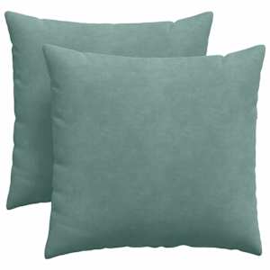 Pohovkové polštáře 2 pcs Mořská zelená 45 x 45 cm - obrázek 2
