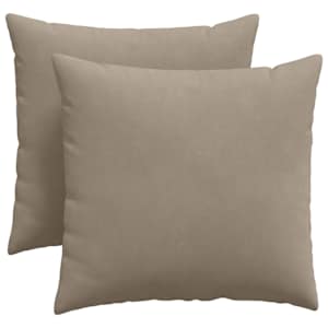 Pohovkové polštáře 2 pcs Taupe 45 x 45 cm textil - obrázek 2