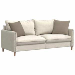 Pohovkové polštáře 2 pcs Taupe 45 x 45 cm textil - obrázek 3