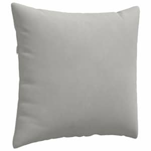 Pohovkové polštáře 2 pcs Světle šedá 45 x 45 cm textil - obrázek 5