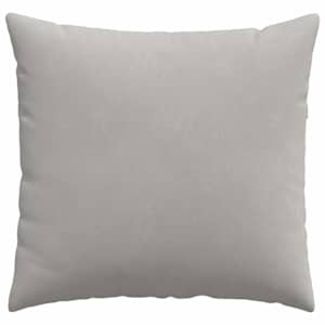 Pohovkové polštáře 2 pcs Světle šedá 45 x 45 cm textil - obrázek 6