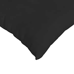 Pohovkové polštáře 2 pcs Černá 45 x 45 cm textil - obrázek 7