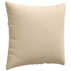 Pohovkové polštáře 2 pcs Krémová 45 x 45 cm textil - obrázek 5