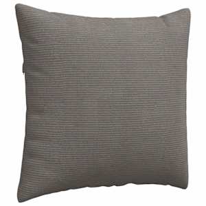 Pohovkové polštáře 2 pcs Světle šedá 45 x 45 cm Žebrovaná látka - obrázek 5