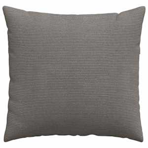 Pohovkové polštáře 2 pcs Světle šedá 45 x 45 cm Žebrovaná látka - obrázek 6
