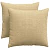 vidaXL Diivanipadjad 2 pcs Hall roheline 45 x 45 cm Korter kangas