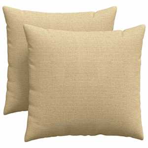 Pohovkové polštáře 2 pcs Šedozelená 45 x 45 cm Žebrovaná látka - obrázek 2