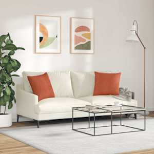 Pohovkové polštáře 2 pcs Červená oranžová 45 x 45 cm - obrázek 4