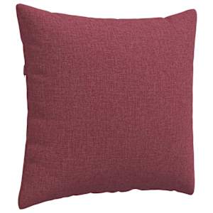 Pohovkové polštáře 2 pcs Víno Červené 50 x 50 cm textil - obrázek 5