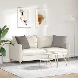 Pohovkové polštáře 2 pcs Taupe 50 x 50 cm textil - obrázek 4