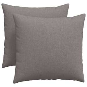 Pohovkové polštáře 2 pcs Taupe 50 x 50 cm textil - obrázek 2