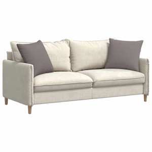 Pohovkové polštáře 2 pcs Taupe 50 x 50 cm textil - obrázek 3