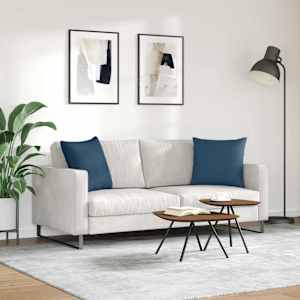 Pohovkové polštáře 2 pcs Modrá 50 x 50 cm textil - obrázek 4