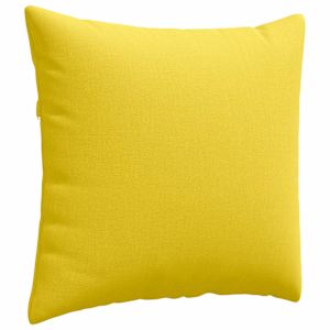 Pohovkové polštáře 2 pcs Světlá žlutá 50 x 50 cm textil - obrázek 5
