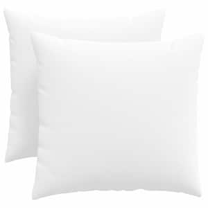 Pohovkové polštáře 2 pcs Bílá 50 x 50 cm textil - obrázek 2